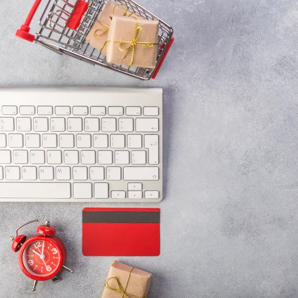 Clean workspace with keyboard, cup, and pen representing digital innovation and smart work culture